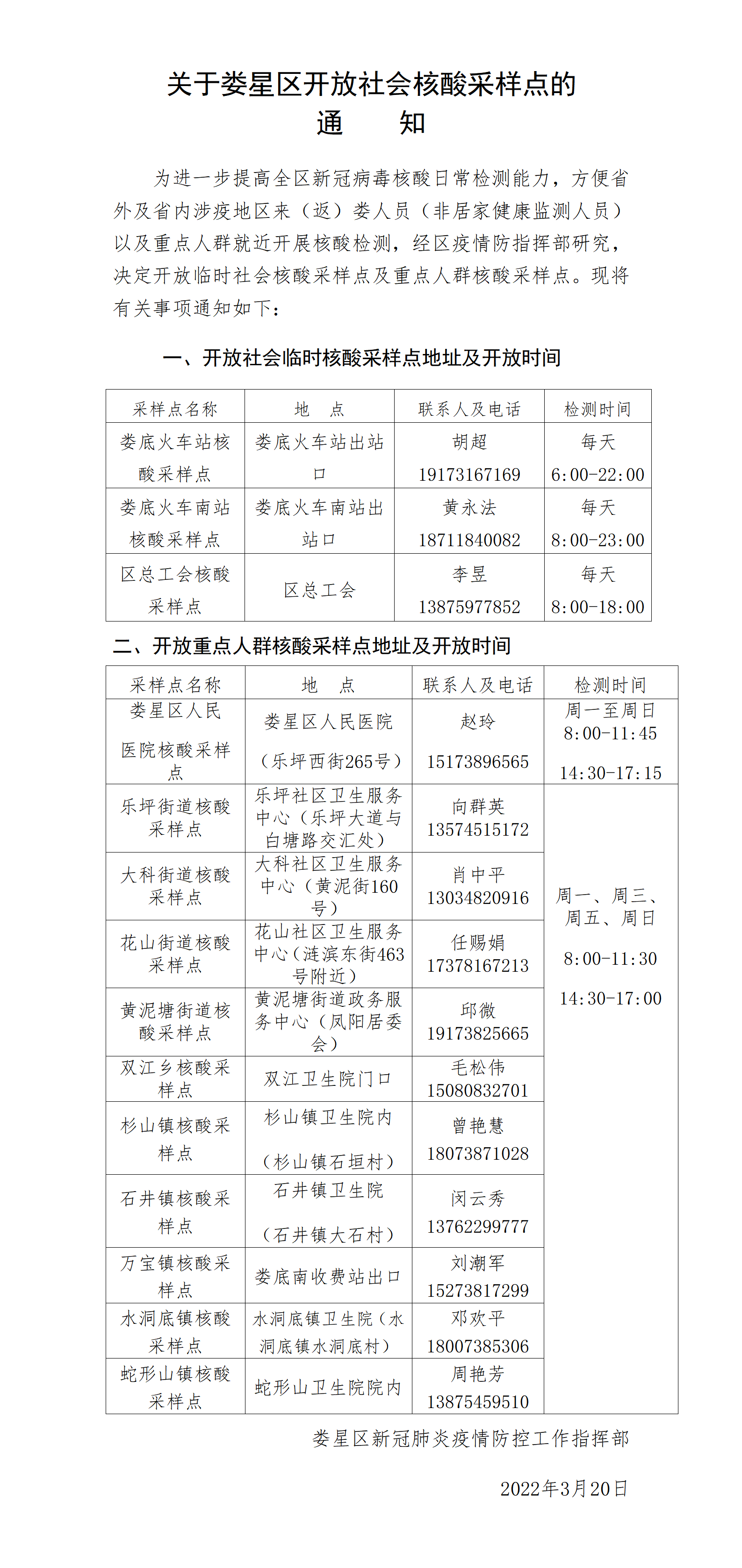 关于娄星区开放社会核酸采样点的通知(3)(1)_01.png