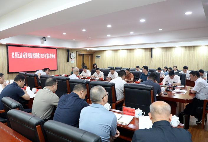 刘志刚主持召开娄星区高质量发展指挥部2025年第2次例会
