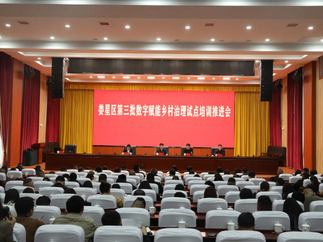 娄星区第三批数字赋能乡村治理试点培训推进会召开
