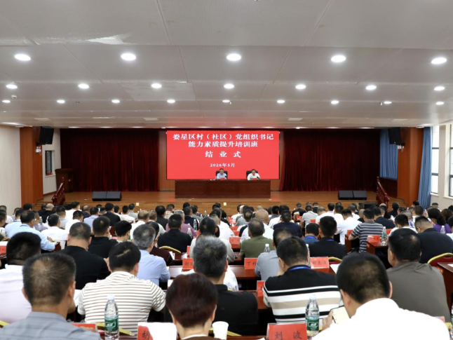 李彦文出席娄星区村（社区）党组织书记能力素质提升培训班结业式并作专题辅导