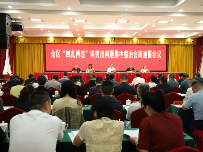 娄星区召开全区“四乱两违”等突出问题集中整治会商通报会