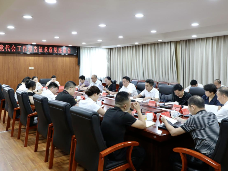刘迟辉就区党代会工作报告广泛征求意见建议