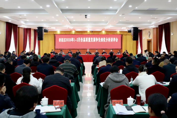 娄星区召开1-2月份高质量发展争先创优分析讲评会