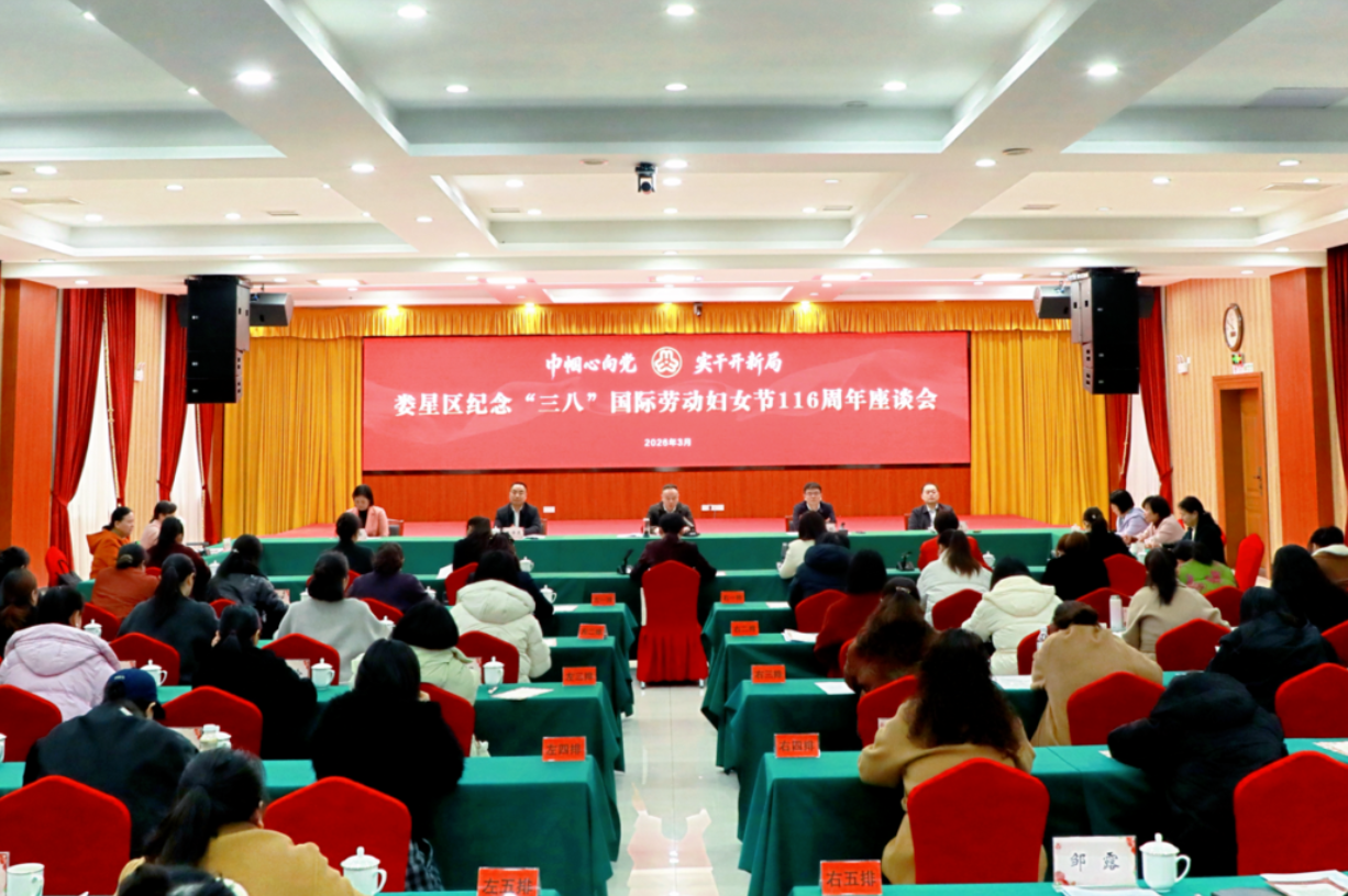 娄星区举行纪念“三八”国际劳动妇女节116周年座谈会
