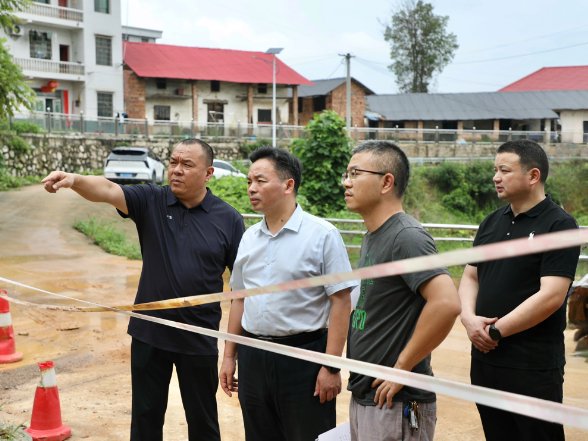 应安一线 | 刘迟辉到万宝镇督导检查地质灾害防治工作