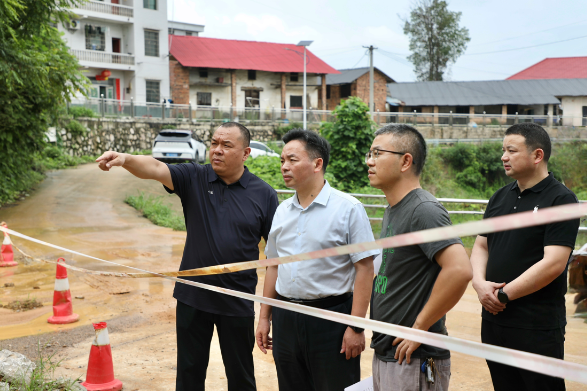 应安一线 | 刘迟辉到万宝镇督导检查地质灾害防治工作