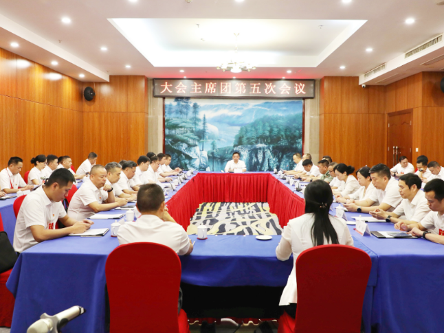聚焦党代会 | 娄星区第十次党代会主席团举行第五次会议