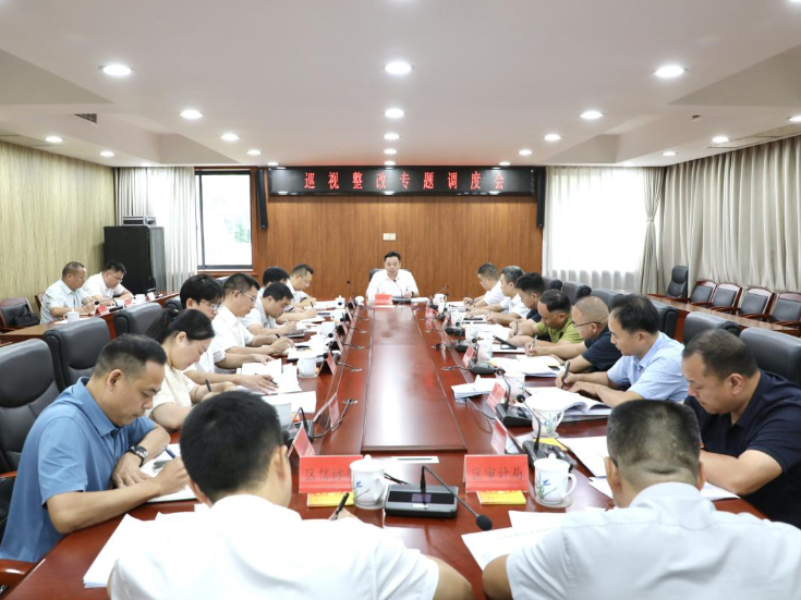 刘迟辉主持召开巡视整改专题调度会