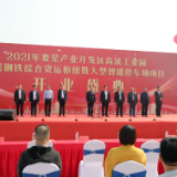 高溪钢铁综合货运枢纽暨大型智能停车场项目正式开业 李彦文宣布开业 刘志刚讲话