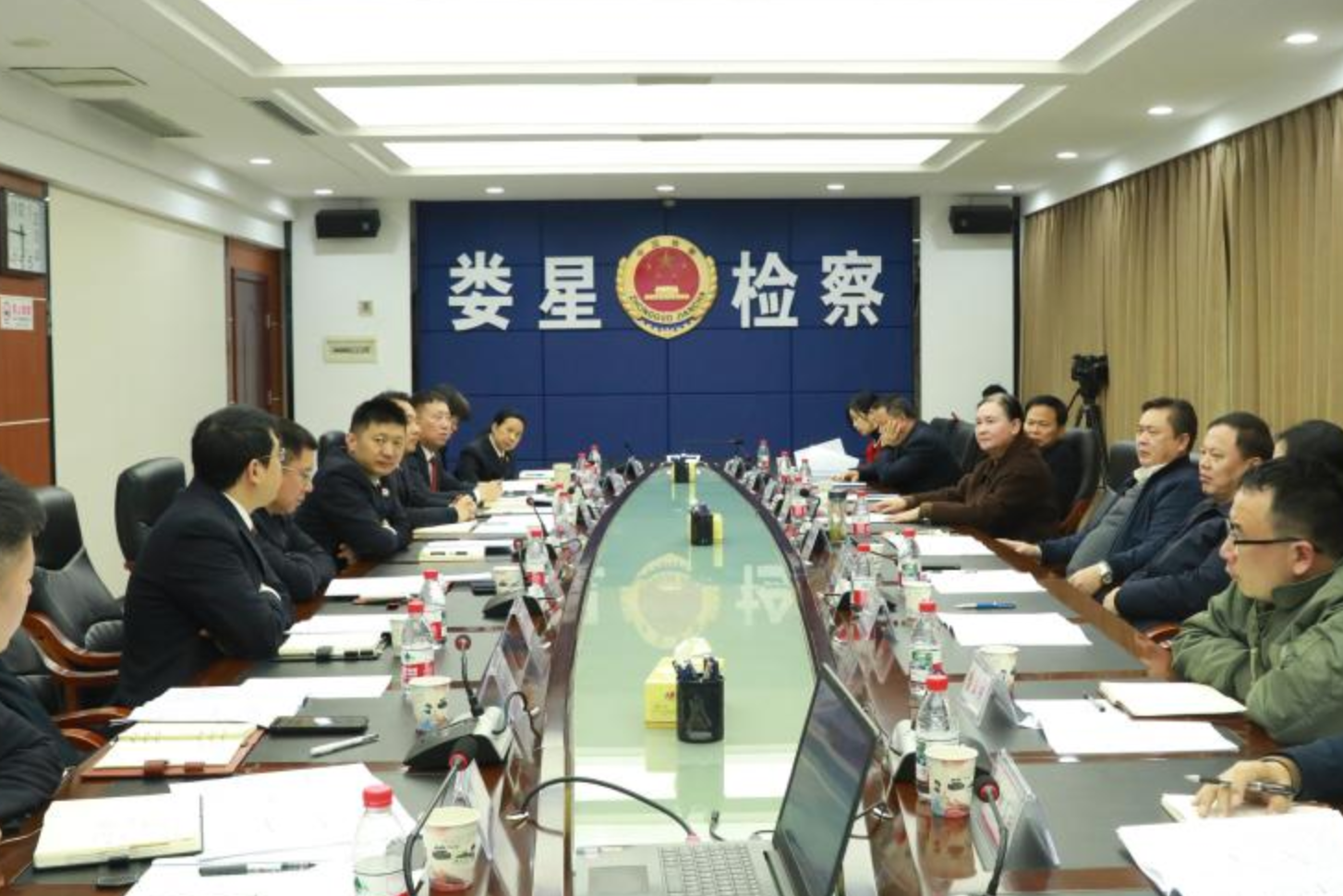 娄星区政协主席会议成员调研视察区人民检察院工作