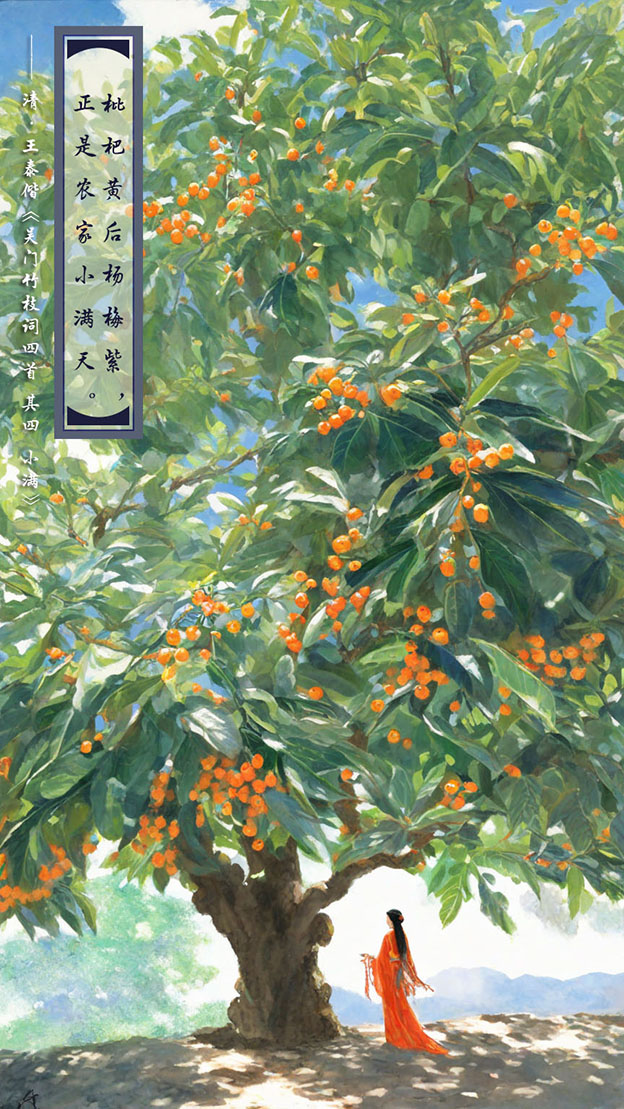 枇杷黄后杨梅紫，正是农家小满天。.jpg
