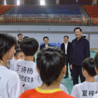 体育总局局长高志丹来湘调研三大球运动会、羽毛球后备人才培养