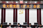 湖南省文联党组（扩大）会议传达学习党的十九届六中全会精神