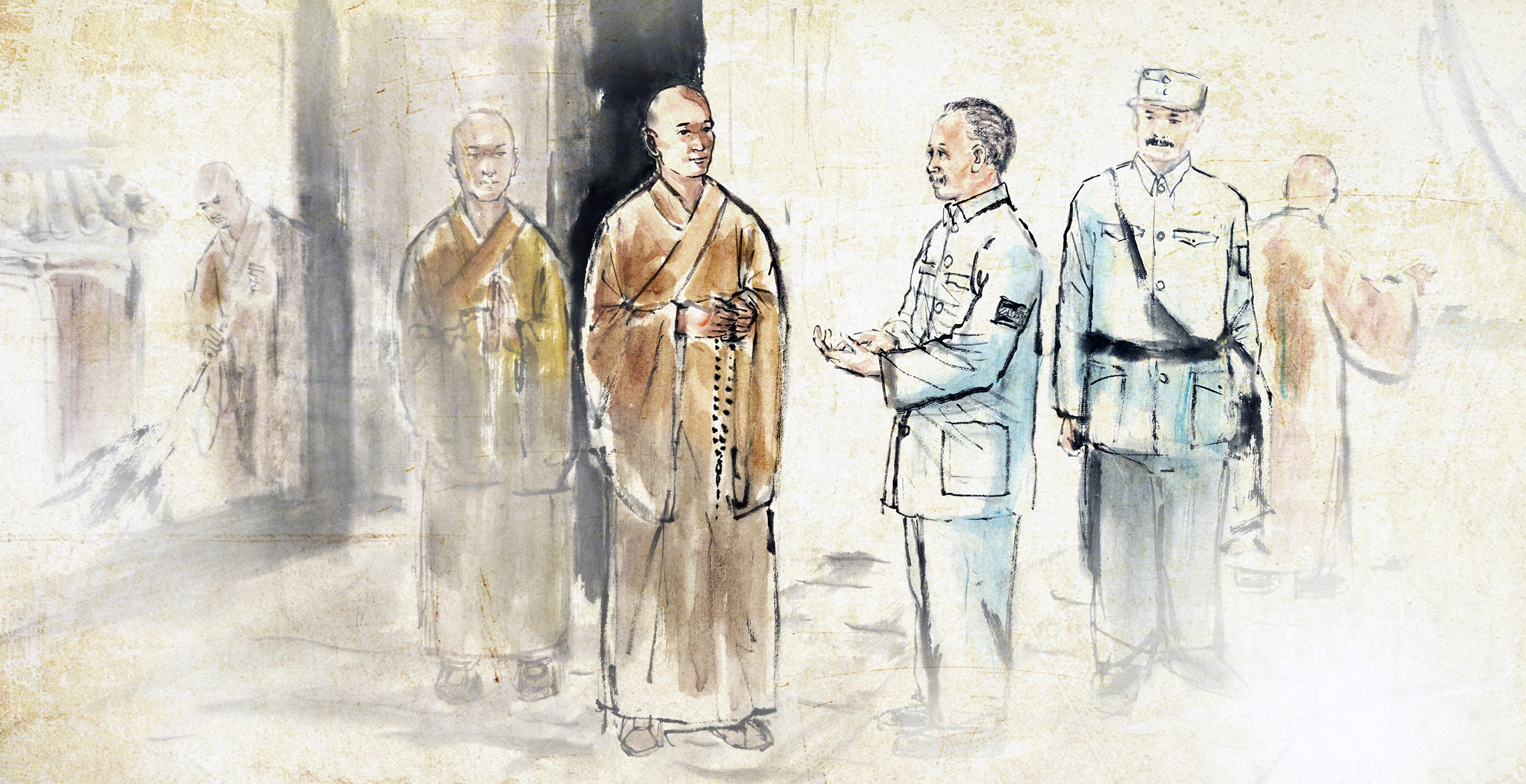 1938：接待巨赞法师1.JPG