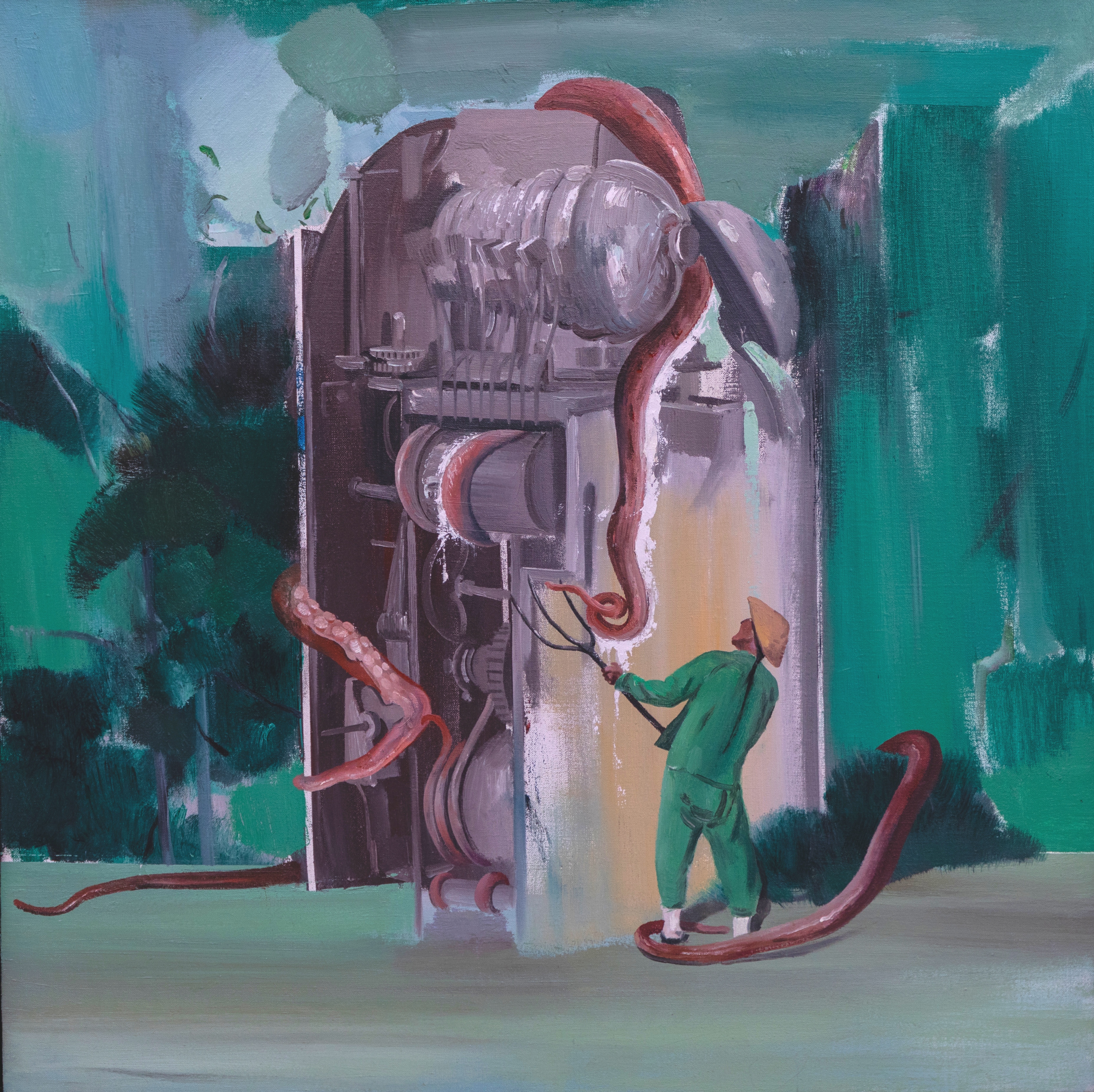 《紫禁城的玩具2》90X90布面油画2021年.jpg