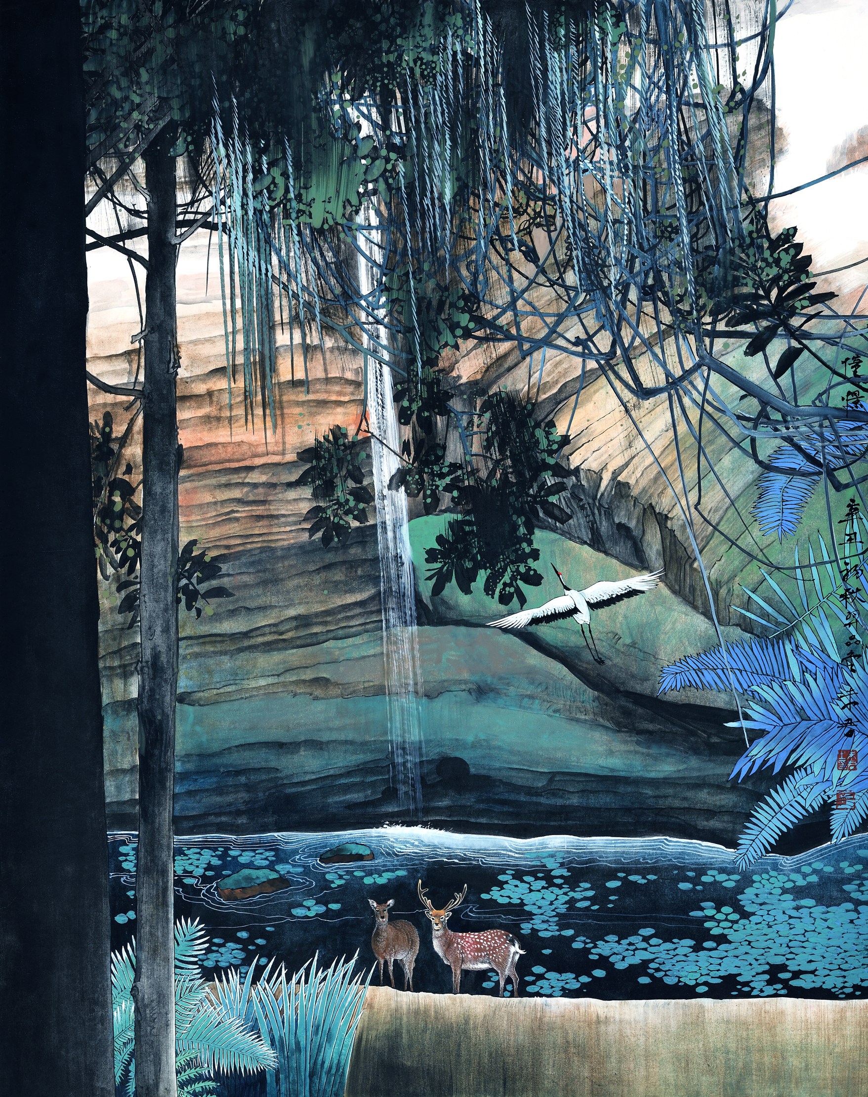 未君《憧憬》87cm×69cm  纸本设色  2021年.jpg