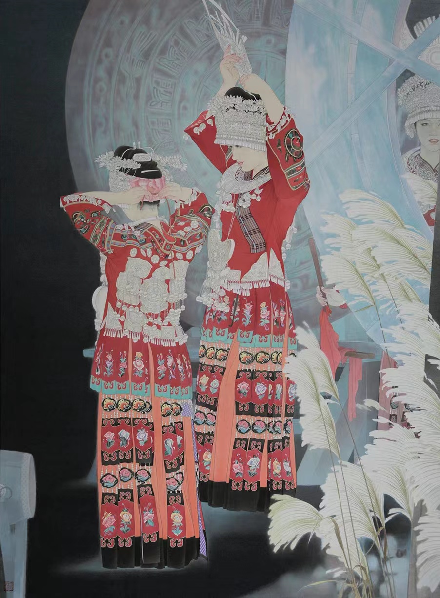 《唯韵清扬》 220x163cm  2014年.jpg